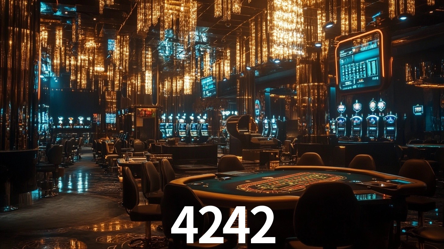 Sinta a adrenalina dos jogos de cassino com 4242
